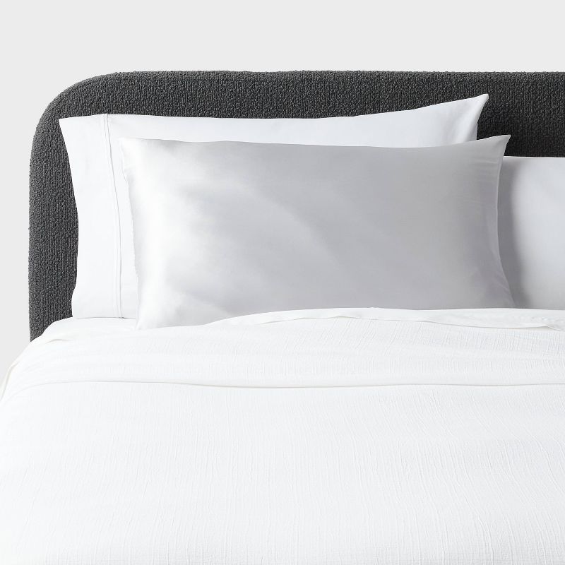 Standard 100% Silk Pillowcase with Hidden Zipper - Threshold™, 3 of 5