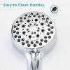 Okak Handheld Shower Head with Hose, High Pressure Shower Heads with Medical Silicone Nozzles, Detachable Shower Head for Bathroom - 4 of 4