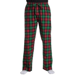 #followme Men's 100% Cotton Flannel Pajamas - Buffalo Plaid Pajama Pants for Men - Lounge & Sleep PJ Bottoms - 1 of 3