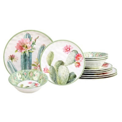 12pc Desert Beauty Melamine Dinnerware Set - Certified International