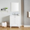 Classic Bathroom Vanity with Ceramic Basin and Solid Wood Legs - 4 of 4