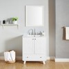 Classic Bathroom Vanity with Ceramic Basin and Solid Wood Legs - image 4 of 4