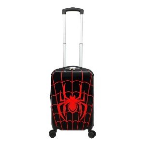 Spider-Man Web Logo 20" Carry-On Luggage With Wheels And Retractable Handle - 1 of 4