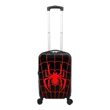 Spider-Man Web Logo 20” Carry-On Luggage With Wheels And Retractable Handle