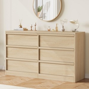 6/7/8 Drawer Dresser for Bedroom, Double Dresser Organizer, Modern Chest of Drawers for Living Room, Nursery and Hallway - 1 of 4