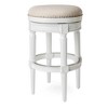 Maven Lane Pullman Backless Swivel Bar Stool with Fabric Upholstery 31" - 2 of 4