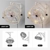 Ludomide 21" White Wall Mounted Fan with Lights and Remote, 360°Rotation Timable Caged Wall Ceiling Fan, 6-Speed Reversible Hanging Fan - 4 of 4
