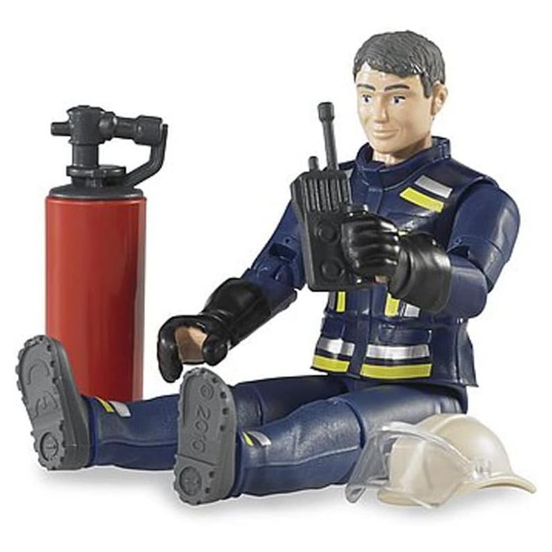 Bruder bworld Fireman Figure with Accessories, 3 of 4