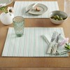 Martha Stewart Daisy Stripe Placemat Set 4-Pack - image 2 of 4