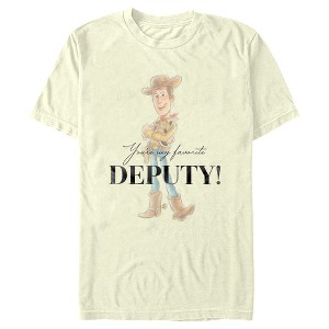 Men's Toy Story Woody You're my Favorite Deputy T-Shirt - 1 of 4