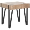 Alyssa End Table - Multibrown/Black - Safavieh - 3 of 4