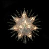 Kurt S. Adler 14" Lighted Capiz Sunburst 7-Point Star Christmas Tree Topper, Clear Lights - image 2 of 3