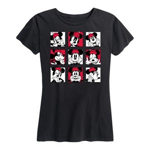 Women's - Disney - Minnie Grid Short Sleeve Graphic T-Shirt - 1 of 4