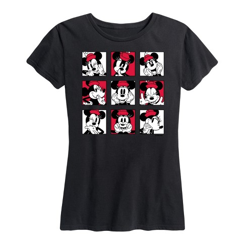 Women's - Disney - Minnie Grid Short Sleeve Graphic T-Shirt - image 1 of 4