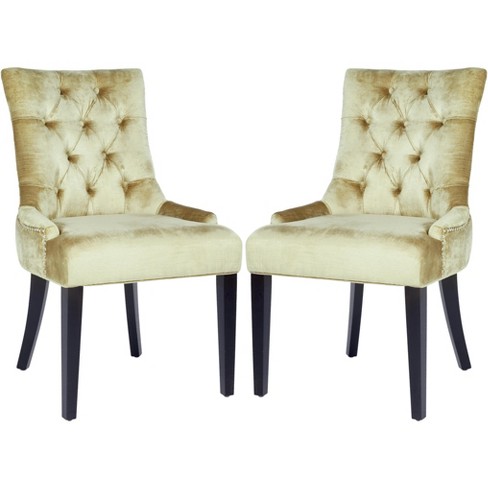 Set Of 2 Annie Tufted Dining Chairs Gray - Buylateral : Target