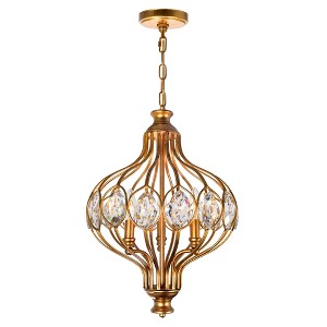 CWI Lighting Altair 3 Light Chandelier With Antique Bronze Finish - 1 of 4