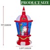 FONTOI 7FT Christmas Inflatable Lighthouse with Santa and Penguin Funny Holiday Yard Decoration for Outdoor Party, Multicolored, 9.84"*7.09"*9.45" - 4 of 4