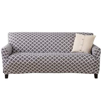 Great Bay Home Stretch Printed Washable Sofa Slipcover