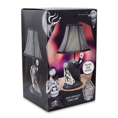 Black and Gray Cotton Shade Novelty Table Lamp