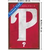 Trends International MLB Philadelphia Phillies - Logo 25 Framed Wall Poster Prints - 3 of 4