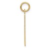 Black Bow Jewelry 14k Yellow Gold Wednesday Start Perpetual Calendar Charm Pendant, 22mm - 2 of 4