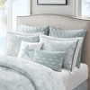 FONTOI 12"*20" Oblong Bed Pillow, Bedroom Rectangle Pillows, Couch Cushion for Bed Couch Sofa, Blue, 12"*5"*20" - 3 of 4