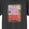 Peppa Pig Eye Roll Adult Charcoal Crew Neck Short Sleeve T-shirt - 2 of 3