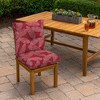ARDEN Outdoor Plush Modern Tufted Blowfill Dining Chair Cushion, 21 x 40, Water Repellent, Fade Resistant - 2 of 4