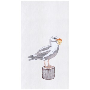 C&F Home Seagull & French Fry Kitchen and Bathroom Embroidered Hand Towel - 1 of 4