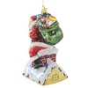 Huras 7.5 Inch Santa On The Rooftop Ornament Christmas Presents Tree Ornaments - 2 of 3