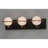 Maxim Lighting Revolve 3 - Light Vanity in  Black/Gold - 2 of 4
