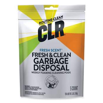 CLR PRO Fresh and Clean Garbage Disposal, Fresh Scent, 5 Pods/Pack, 6 Packs/Carton