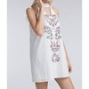 Women's Embroidered Halter Mini Dress - Honey Punch - 2 of 4