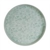 Round Mushroom and Floral Print Tray 13.5"D - 2 of 2