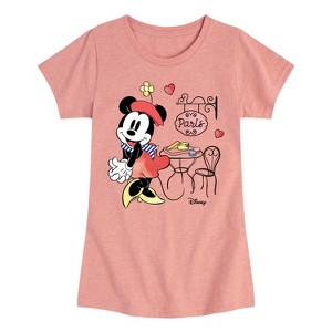 Girls' - Disney - Mickey & Friends Fitted Short Sleeve Graphic T-Shirt - 1 of 4