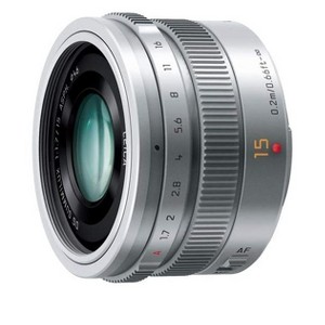 Panasonic Leica DG Summilux 15mm/ F1.7 ASPH. H-X015 -S (Silver) - International Version (No Warranty) - 1 of 3