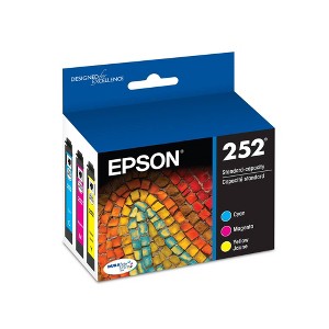 Epson 252 Single, 2pk, 3pk & 4pk Ink Cartridges - Black, Multicolor - 1 of 4