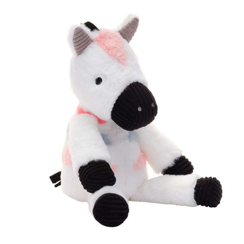 Lambs & Ivy Jazzy Jungle Plush Colorful Zebra Stuffed Animal Toy, 1 of 7