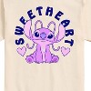 Men's - Lilo and Stitch - Angel Sweetheart Short Sleeve Graphic T-Shirt - 2 of 4
