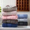 REGALWOVEN Bathroom Decorative Cotton Soft Absorbent Sold Striped Hand Towel 14" x 30" 2 Pcs - 4 of 4