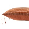 13"x21" Oversize Vibe by Bhodi Warm Lumbar Throw Pillow Cover Taupe/Terracotta - Jaipur Living: Cotton Woven, Removable, Indoor Use - 3 of 4