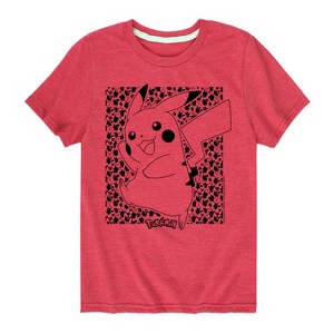 Boys' - Pokémon - Pikachu Pattern Short Sleeve Graphic T-Shirt - 1 of 4