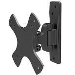 Monoprice Commercial Series Low Profile Full-Motion Articulating TV Wall Mount Bracket For TVs 13in to 27in, Max Weight