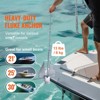 VEVOR Fluke Style Anchor Kit, 13 LBS Hot-Dipped Galvanized Steel Fluke Anchor with 7.9' Chain, 101' Rope and Two 0.4" Shackles, Marine Boat Anchor - 4 of 4