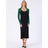 INSPIRE CHIC Women's Elegant Long Sleeve Knit Open Front Crop Bolero Shrug - 4 of 4