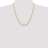 Black Bow Jewelry 3.35mm, 14k Yellow Gold, D/C Quadruple Rope Chain Necklace - 2 of 4