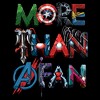 Men's Marvel More Than a Fan Hero Font T-Shirt - 2 of 4