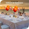 Silver Balloon Weights – 12-Pack Metallic Foil, 4.8" Heavy Weights for Helium Balloons, Perfect for Parties, Birthdays & Weddings. - 4 of 4