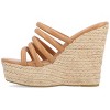 Journee Collection Womens Cynthie Slip On Espadrille Wedge Sandals - 2 of 4