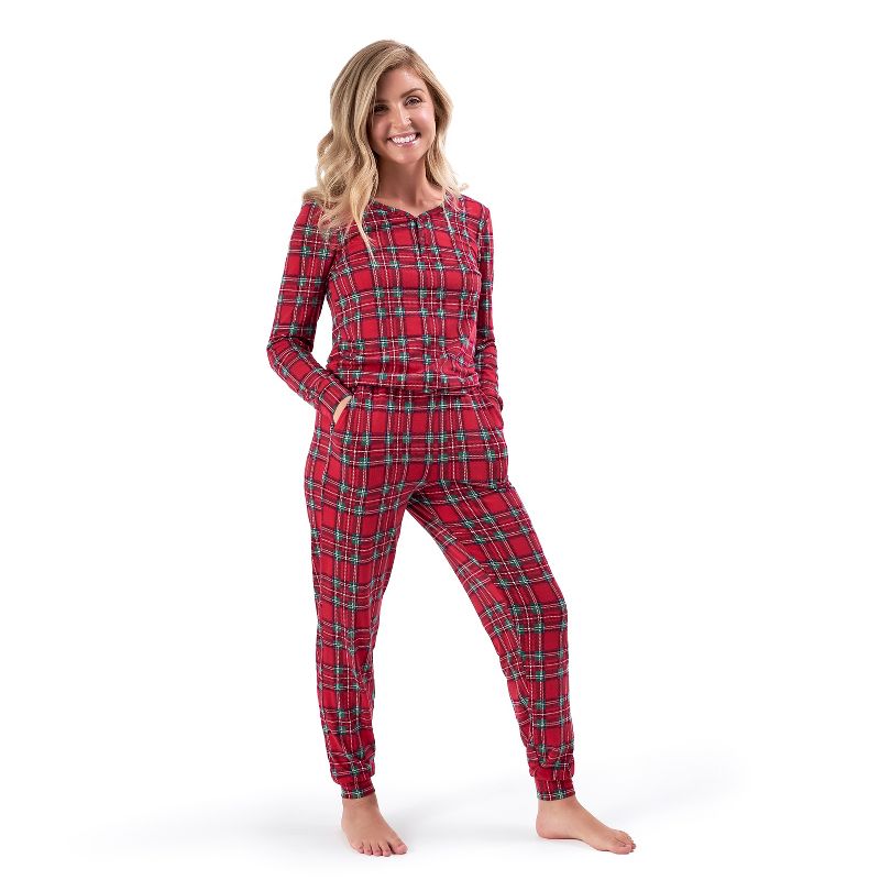 Gerber Holiday Family Pajamas Womens' Pajamas, 2-Piece, 3 of 10